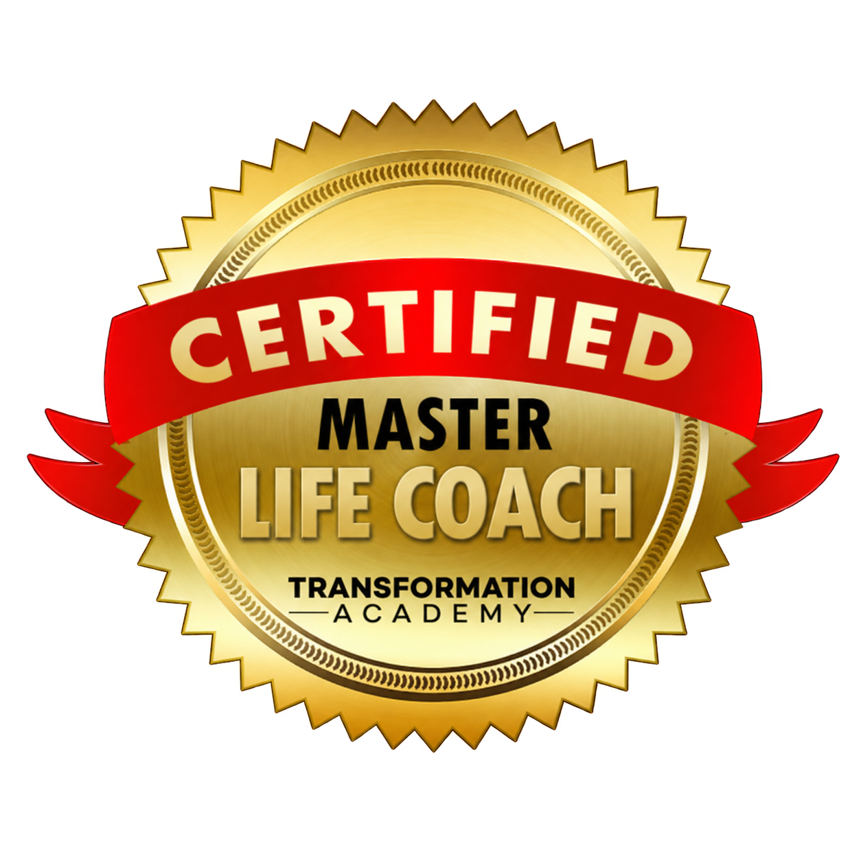 Certified Master Life Coach Transformation Academy badge